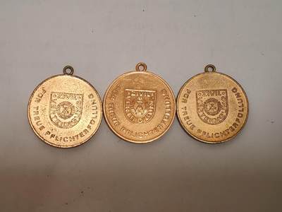 韵星假日拍卖第三十四期 -- Rimey Holidays Auction 34 - 民主德国铜级民防奖章三枚