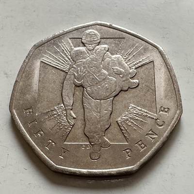 🌹外币初藏🌹🐯2026年第1场  每周二四六晚8️⃣点 接代拍 - 英国2006年50便士纪念币