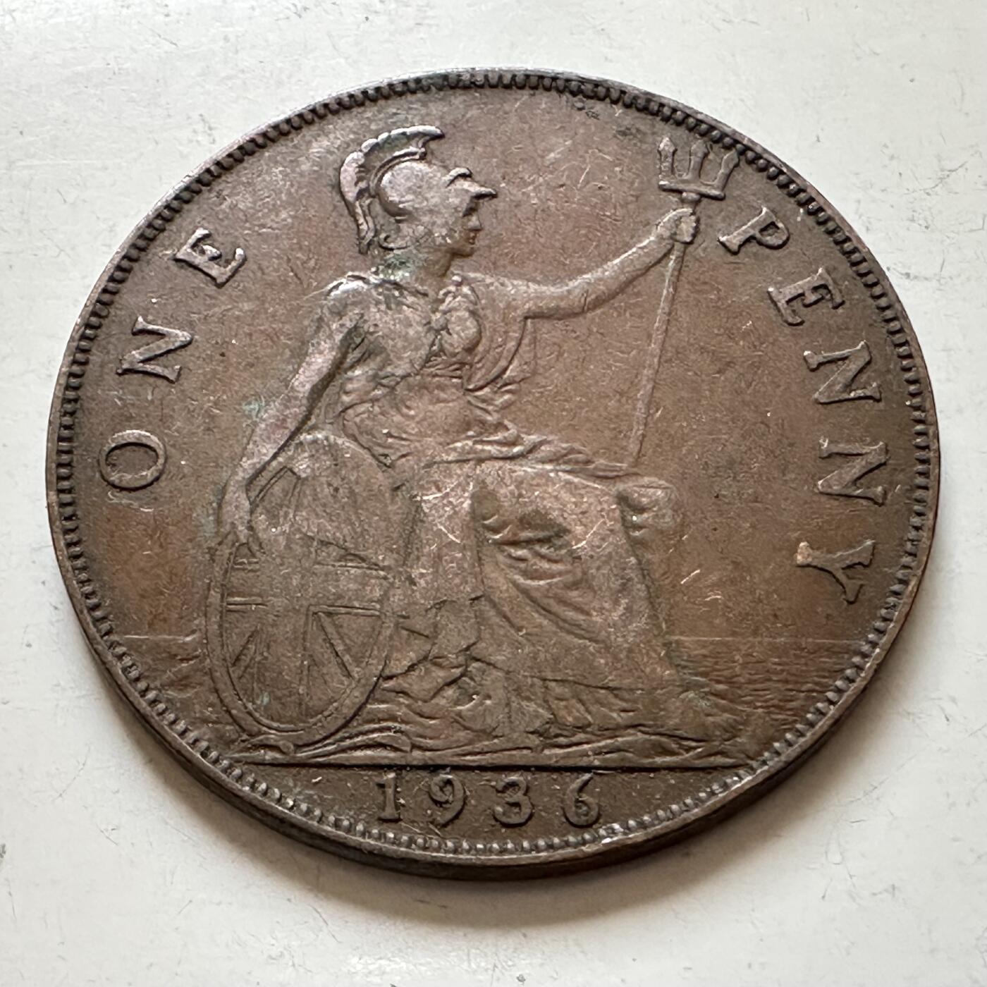 🌹外币初藏🌹🐯2026年第1场  每周二四六晚8️⃣点 接代拍 英国1936年一便士 