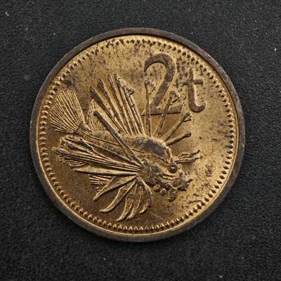 【淘币小摊】实时拍第八百三十八拍   散币银币场   满百包邮可预留二周 每周一统一发货   - 巴布亚新几内亚1978年2分铜币