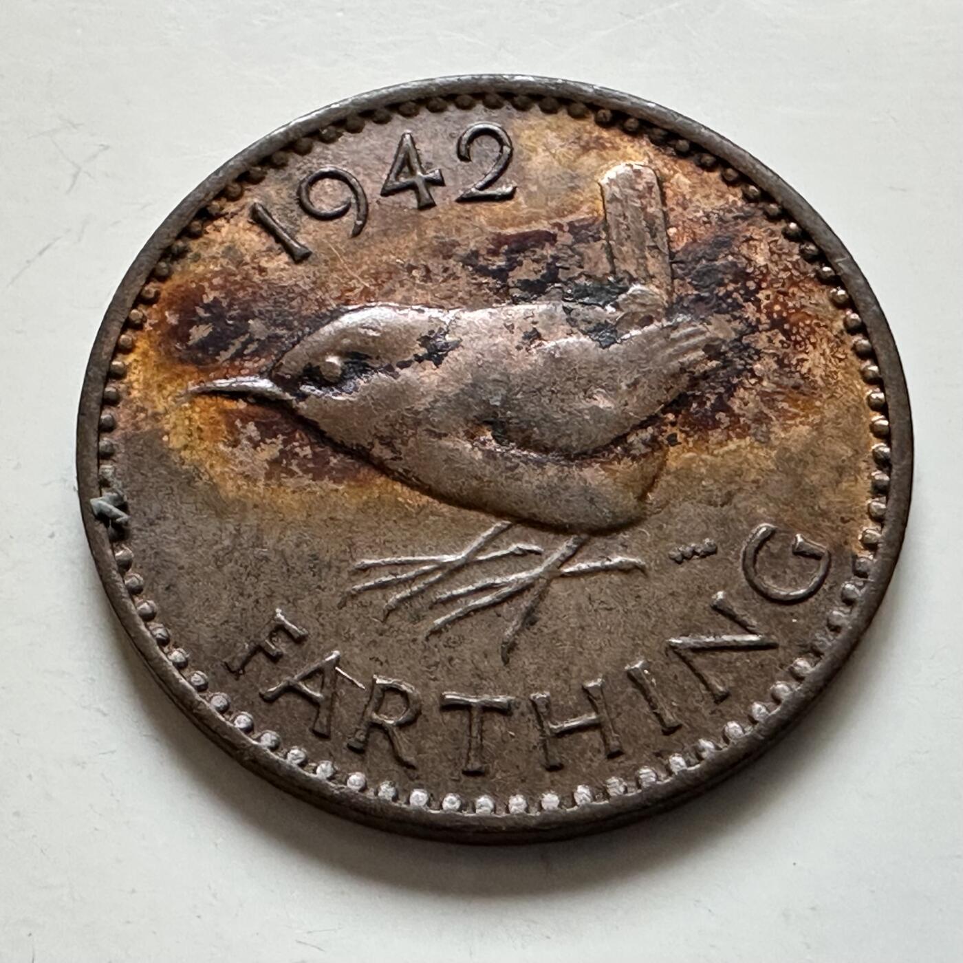 🌹外币初藏🌹🐯2026年第1场  每周二四六晚8️⃣点 接代拍 英国1942年一法新 a