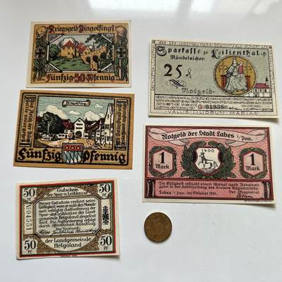 🌹外币初藏🌹🐯2026年第1场  每周二四六晚8️⃣点 接代拍 德国一战时期紧急币—16