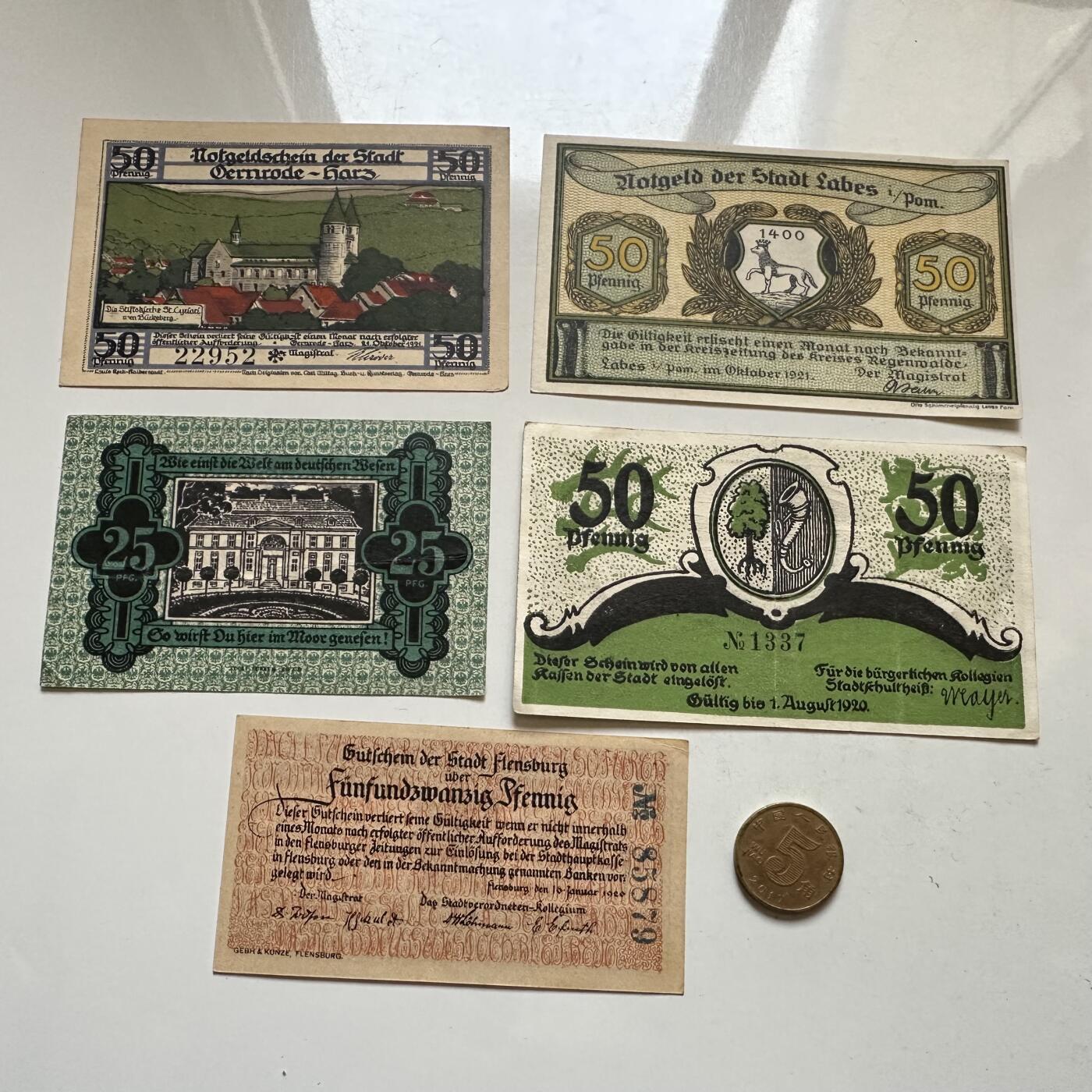 🌹外币初藏🌹🐯2026年第1场  每周二四六晚8️⃣点 接代拍 德国一战时期紧急币—8