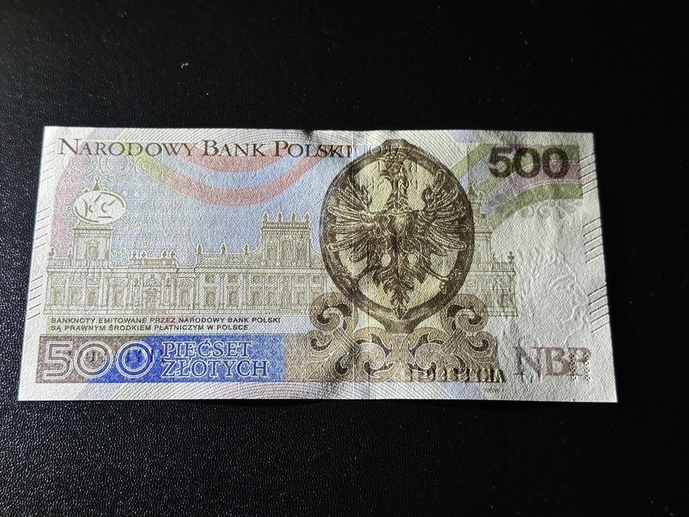 《外钞收藏家》第五百九十八期（2026年新年第一场）（本平台长期征集拍品、欢迎藏友们联系合作） 2017年波兰500 全新UNC