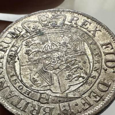 🌹外币初藏🌹🐯2026年第1场  每周二四六晚8️⃣点 接代拍 英国1819年乔三半克朗 后铸私铸 实重12.2克