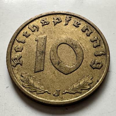 🌹外币初藏🌹🐯2026年第1场  每周二四六晚8️⃣点 接代拍 德国1938年10芬尼