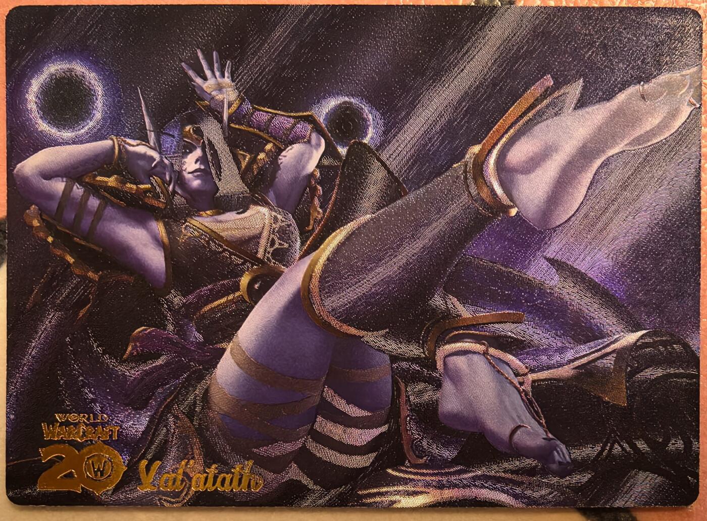 丫丫卡拍--跨年特档*满赠妲己特卡，本场包含之前流拍品（12月31日22点截拍） 魔兽争霸 暗夜精灵 粗闪 背面微瑕介意勿拍