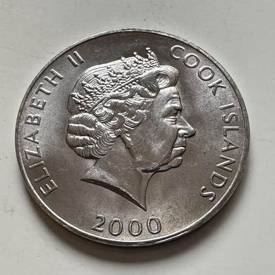 🌹外币初藏🌹🐯2026年第1场  每周二四六晚8️⃣点 接代拍 库克群岛2000年五分