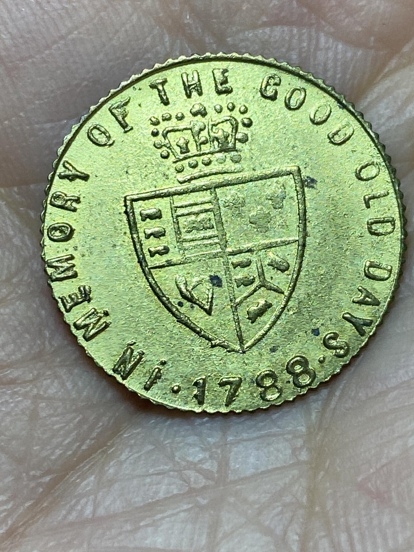 2026年第二场(总第一百七十一场）外国好品散币场(免佣金) 英国1788年乔治三世几尼型代币