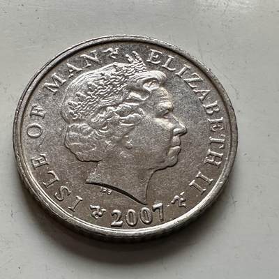 🌹外币初藏🌹🐯2026年第1场  每周二四六晚8️⃣点 接代拍 马恩岛2007年5便士