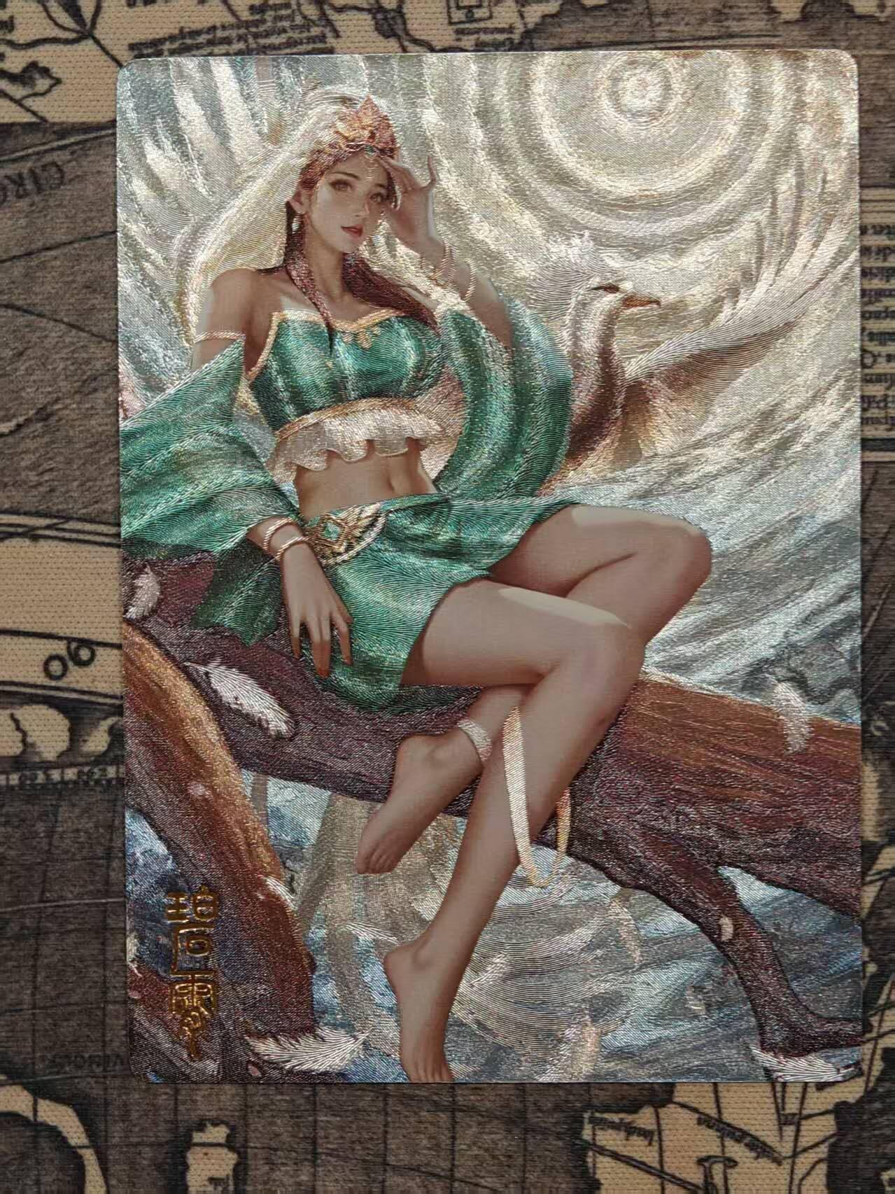 龙虎卡牌-七零场，2026首场，全场包邮！！（无佣金，周六结拍，欢迎送拍） 粗闪3张 李爻原创 - 谭壹盲包 灵仙潭 碧宵仙子三渐变