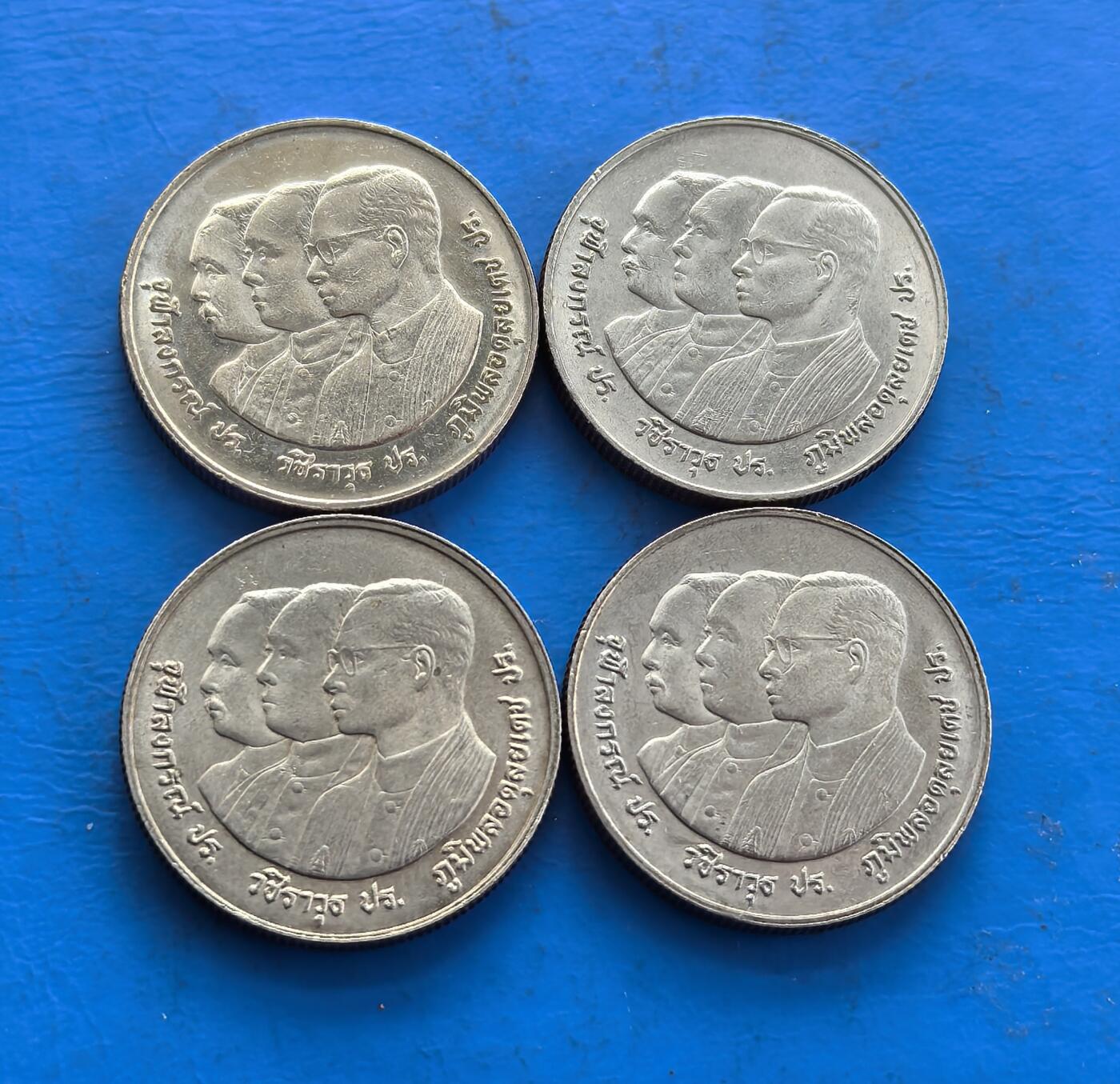 外国优质老铜币高银银币，周六九点倒数截拍，满百包邮，持续收拍 泰国纪念币4个