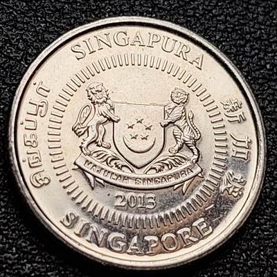 泉币菌-第157场-跨年欢乐场（特修改截拍时间为23:30分） - 新加坡10分建筑 18.5mm 亚洲币