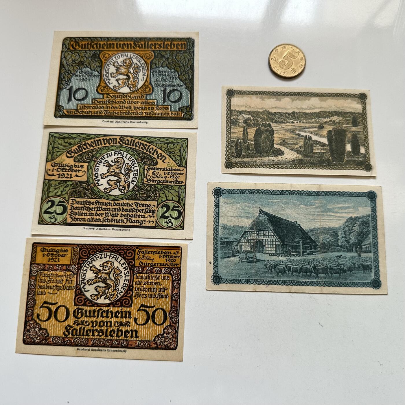 🌹外币初藏🌹🐯2026年第1场  每周二四六晚8️⃣点 接代拍 德国一战时期紧急币—6