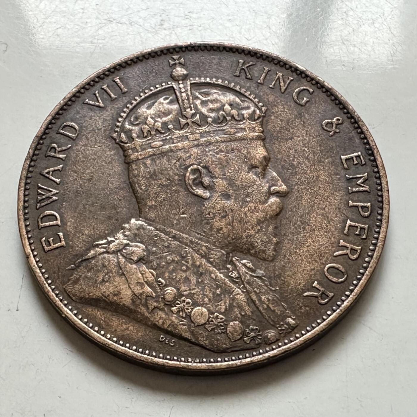 🌹外币初藏🌹🐯2026年第1场  每周二四六晚8️⃣点 接代拍 泽西岛1909年1/12先令铜币 少见品种 品相很舒服