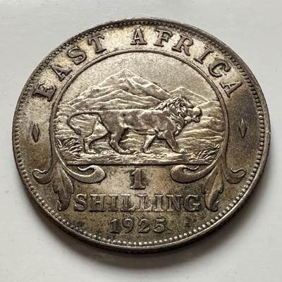 🌹外币初藏🌹🐯2026年第1场  每周二四六晚8️⃣点 接代拍 - 英属东非1925年一先令银币