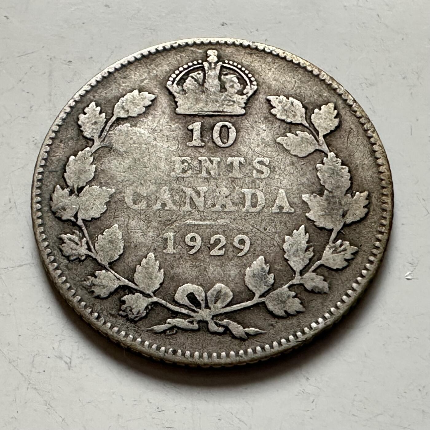 🌹外币初藏🌹🐯2026年第1场  每周二四六晚8️⃣点 接代拍 加拿大1929年10分银币