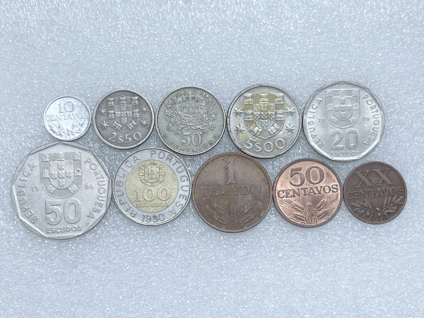 第一海外回流一元起拍收藏 散集专场  第285期 葡萄牙硬币 10枚 无重复