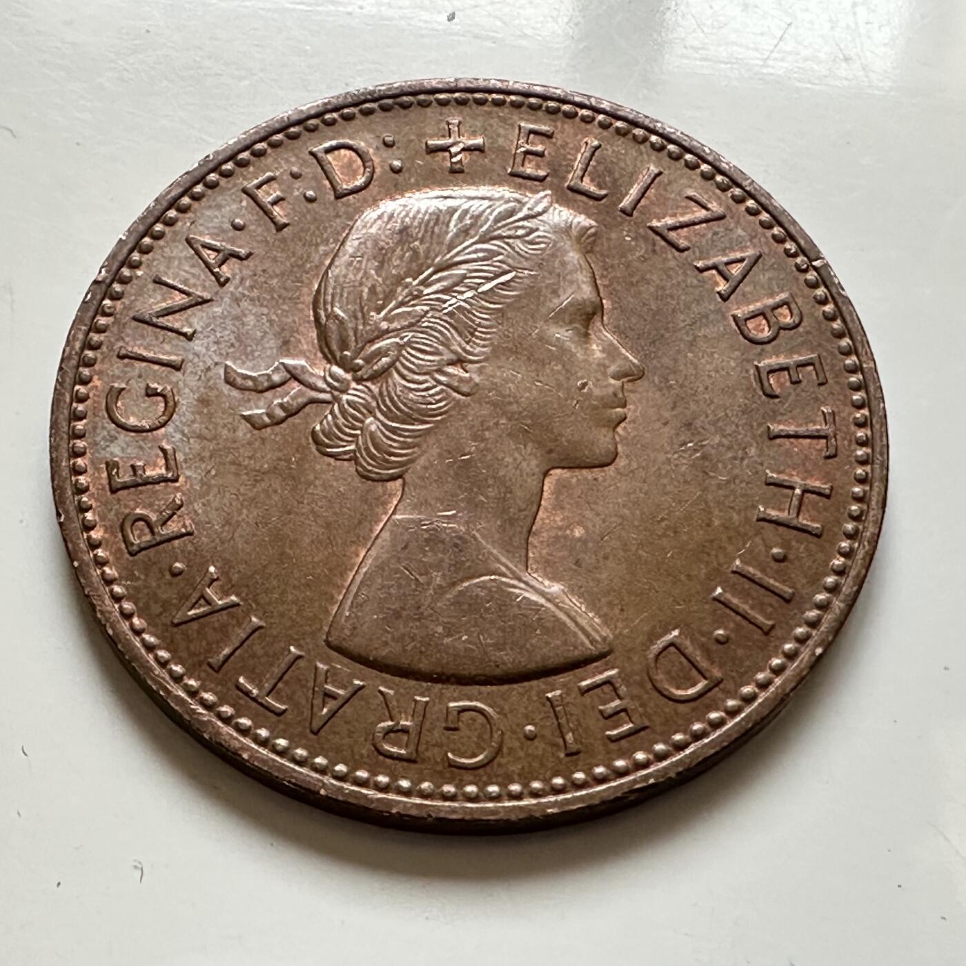 🌹外币初藏🌹🐯2026年第1场  每周二四六晚8️⃣点 接代拍 英国1967年一便士 