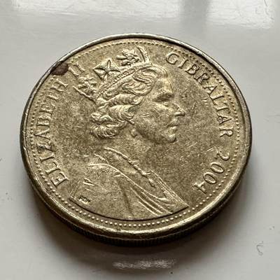 🌹外币初藏🌹🐯2026年第1场  每周二四六晚8️⃣点 接代拍 直布罗陀2004年一镑