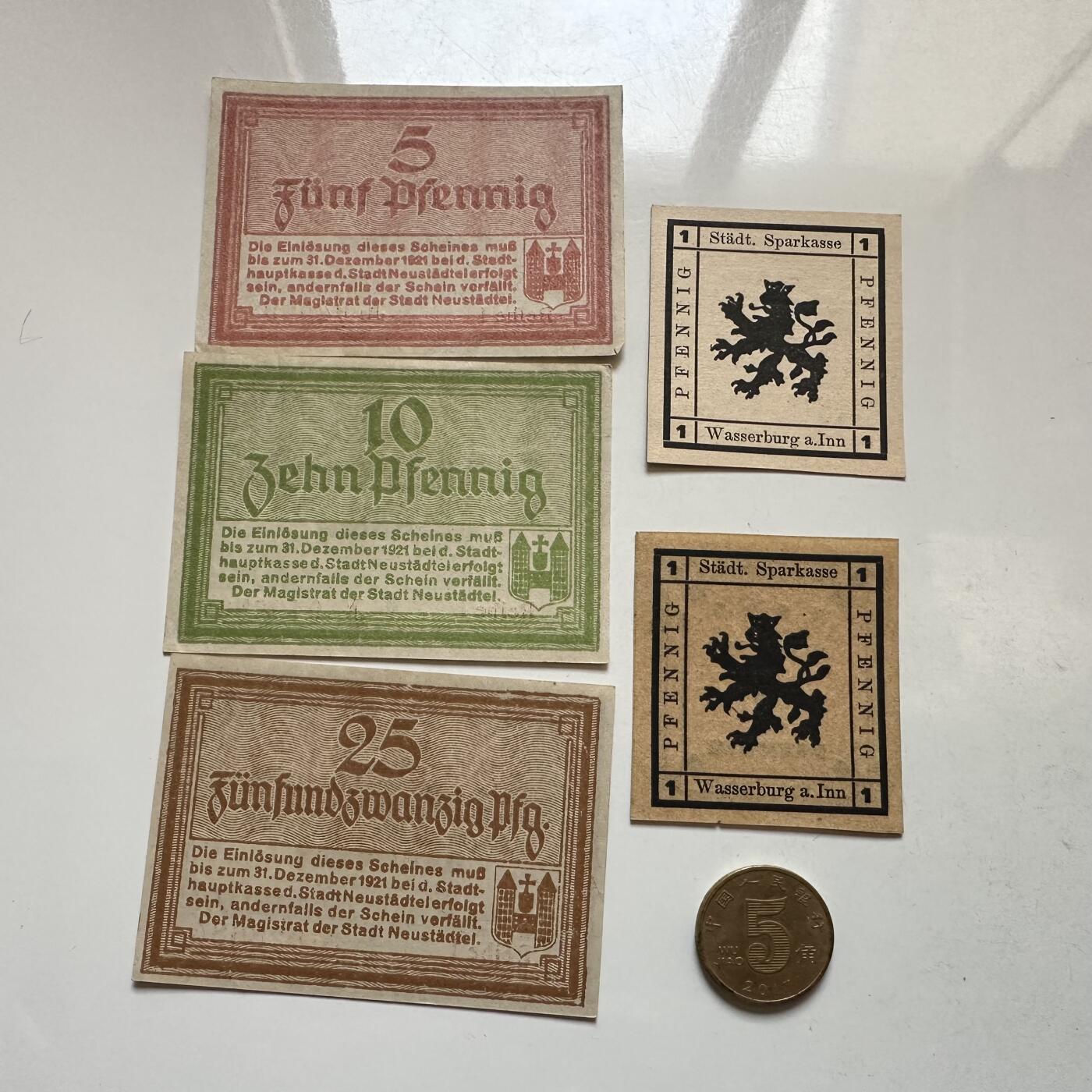 🌹外币初藏🌹🐯2026年第1场  每周二四六晚8️⃣点 接代拍 德国一战时期紧急币—19