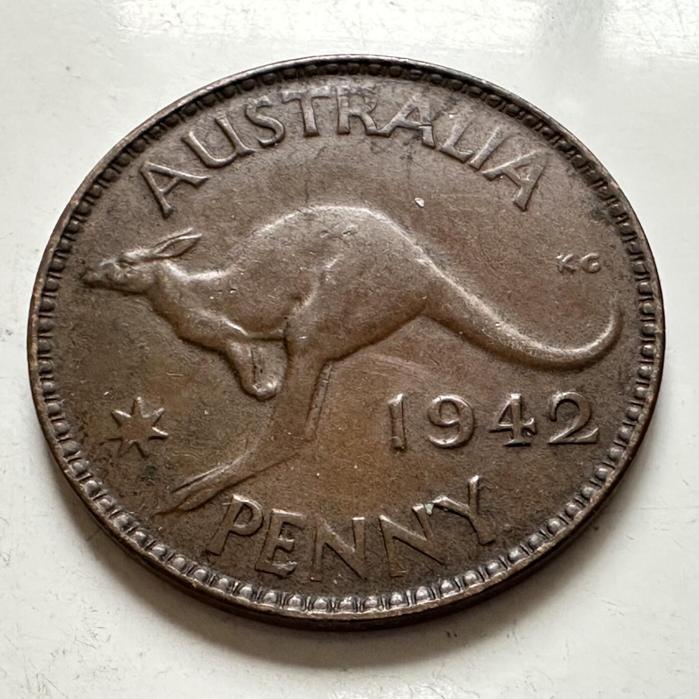 🌹外币初藏🌹🐯2026年第1场  每周二四六晚8️⃣点 接代拍 澳大利亚1942年一便士