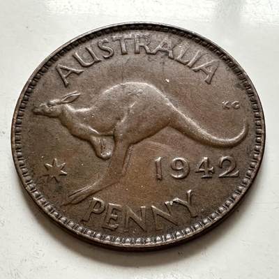 🌹外币初藏🌹🐯2026年第1场  每周二四六晚8️⃣点 接代拍 - 澳大利亚1942年一便士