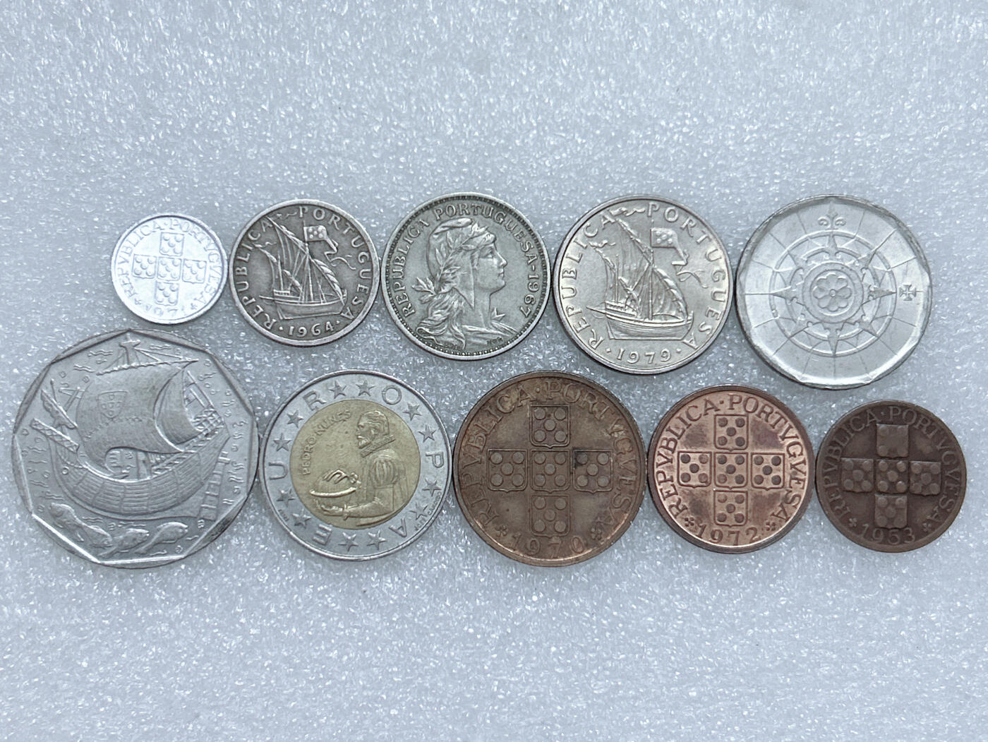 第一海外回流一元起拍收藏 散集专场  第285期 葡萄牙硬币 10枚 无重复