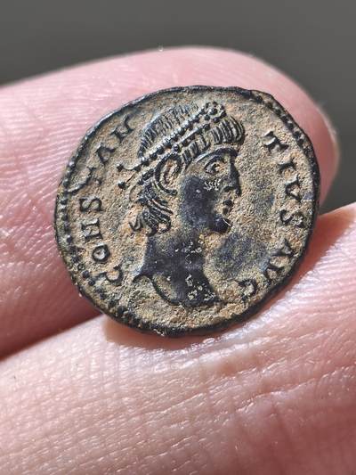 星盘世界钱币2026一月十日新年古典精品大拍 精彩纷呈 - 精品！罗马帝国 公元337-361年 君士坦提乌斯二世 努米铜币，非常可爱漂亮的一枚小铜币