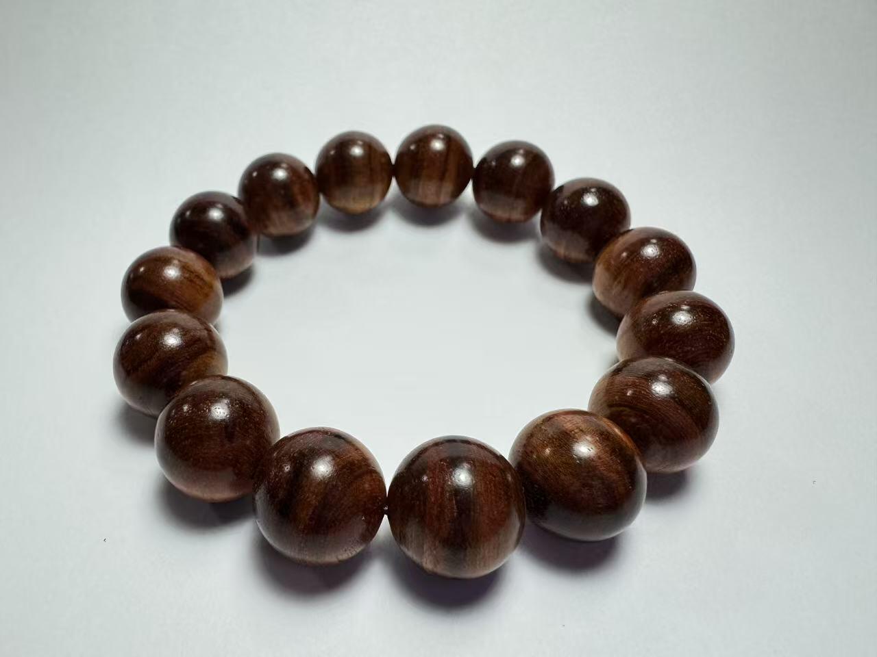 零元拍：海南黄花梨 手串 15MM