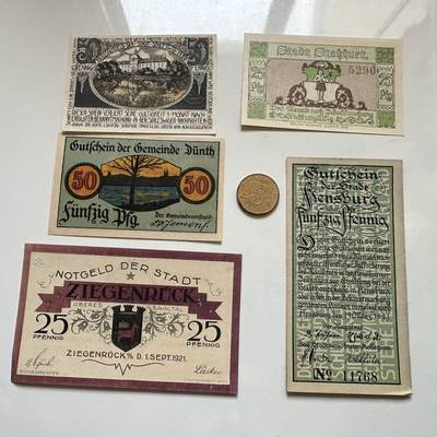 🌹外币初藏🌹🐯2026年第1场  每周二四六晚8️⃣点 接代拍 德国一战时期紧急币—3