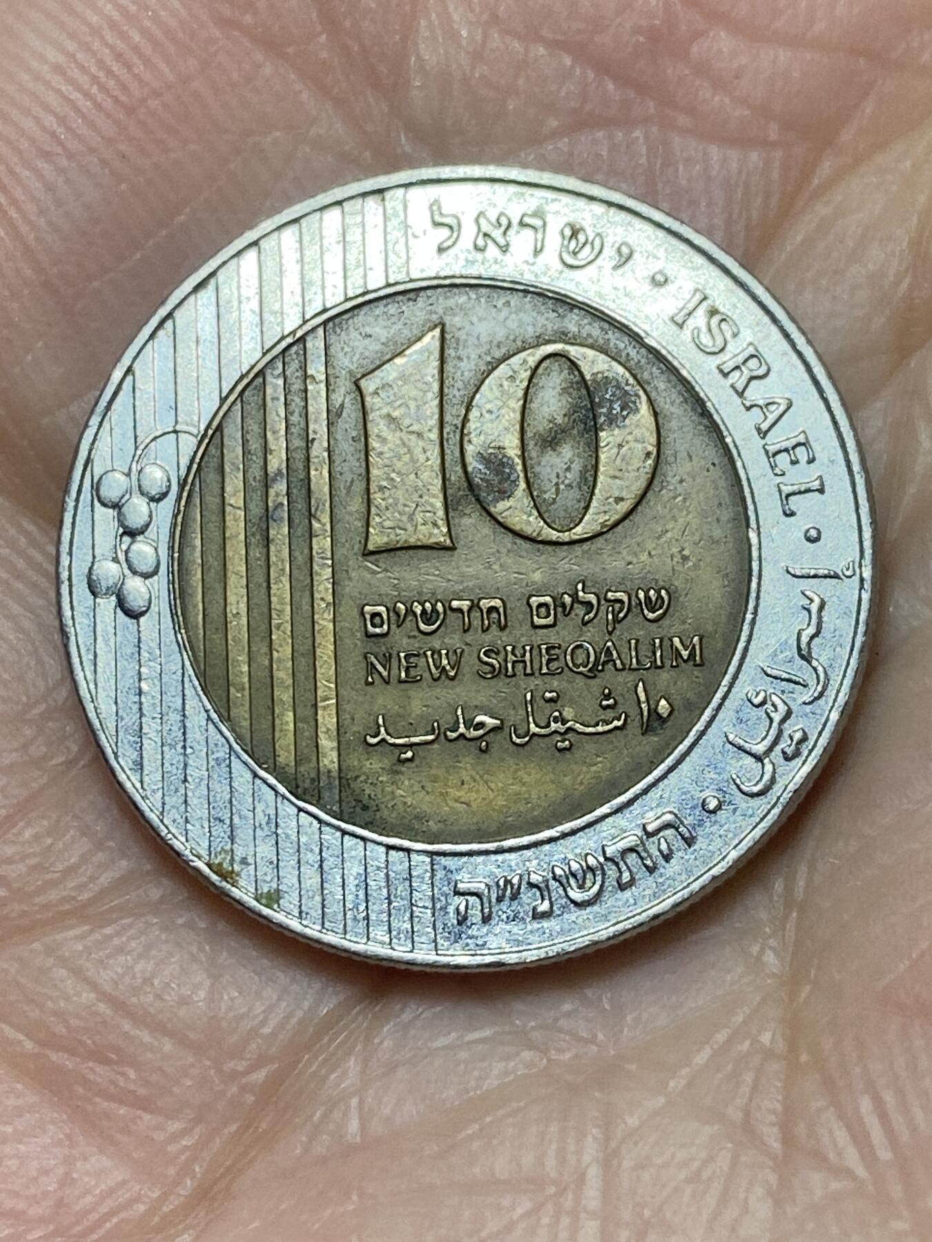 2026年第二场(总第一百七十一场）外国好品散币场(免佣金) 以色列🇮🇱1995单年份10新谢克尔(以色列唯一的女总理，第四任总理果尔达·梅厄纪念币)