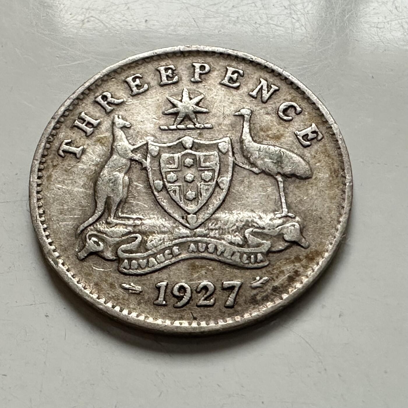 🌹外币初藏🌹🐯2026年第1场  每周二四六晚8️⃣点 接代拍 澳大利亚1927年三便士银币