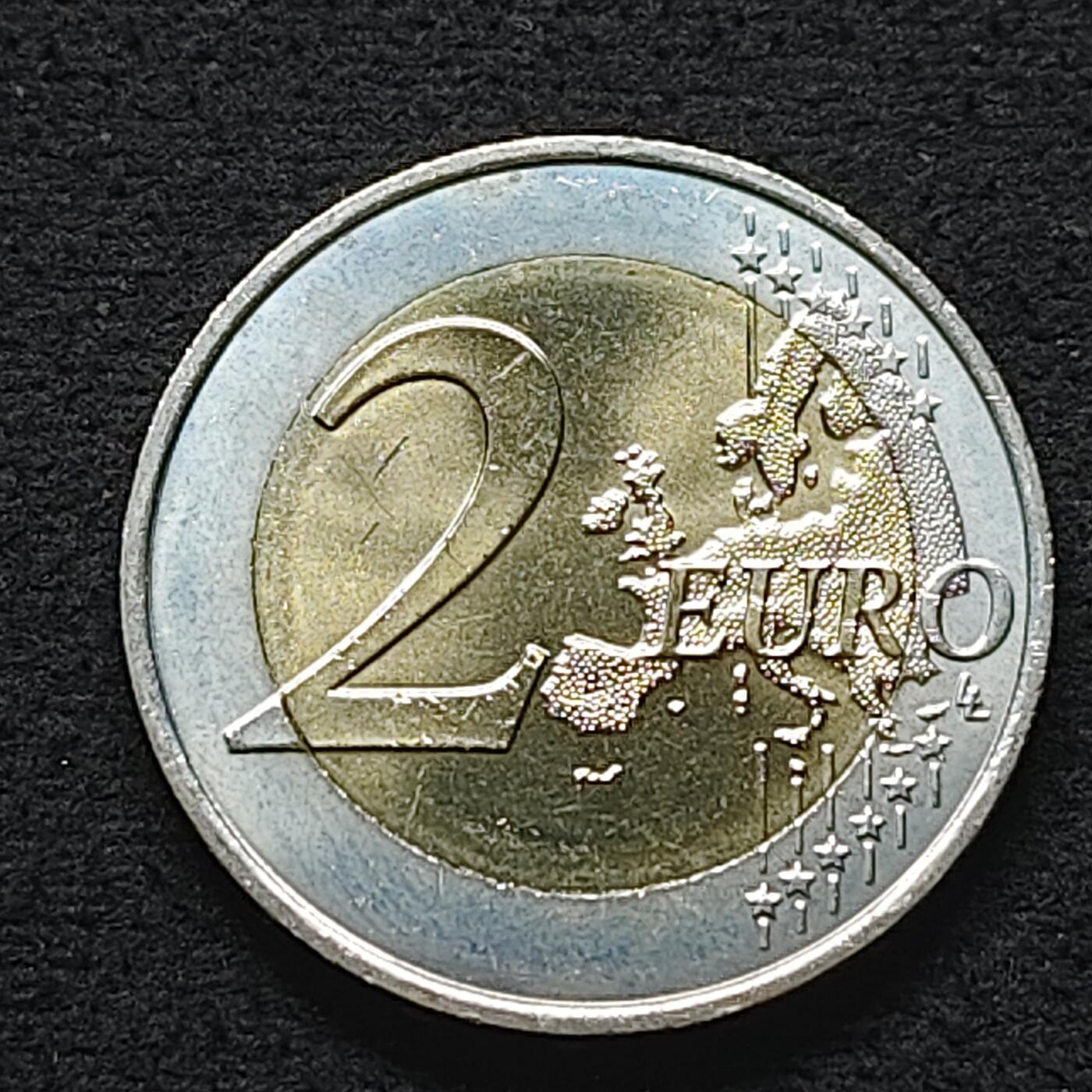 【全场包邮】纯粹捡漏拍490场（免费代拍第27场） 法国2014年2欧元D-DAY日70周年双色纪念币