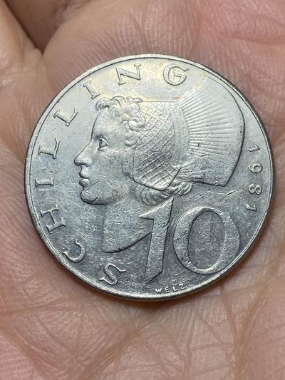 2026年第二场(总第一百七十一场）外国好品散币场(免佣金) - 奥地利🇦🇹1981年10先令(二战后共和国时期第二版)