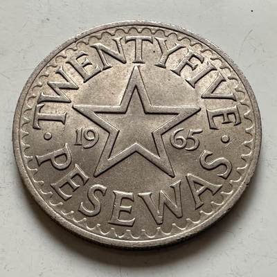 🌹外币初藏🌹🐯2026年第1场  每周二四六晚8️⃣点 接代拍 加纳1965年25比赛瓦