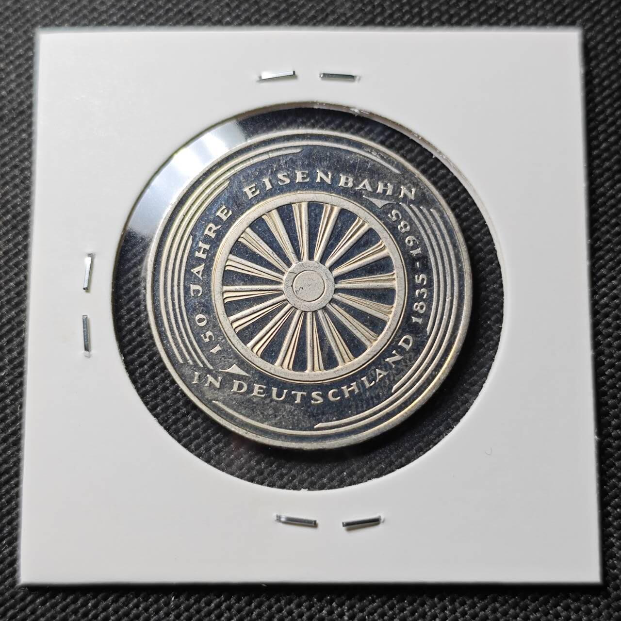 KK钱币收藏小铺 《套币 好品/批量散币专场》  2月预留时间 周末发货  1985德国5马克精制纪念币