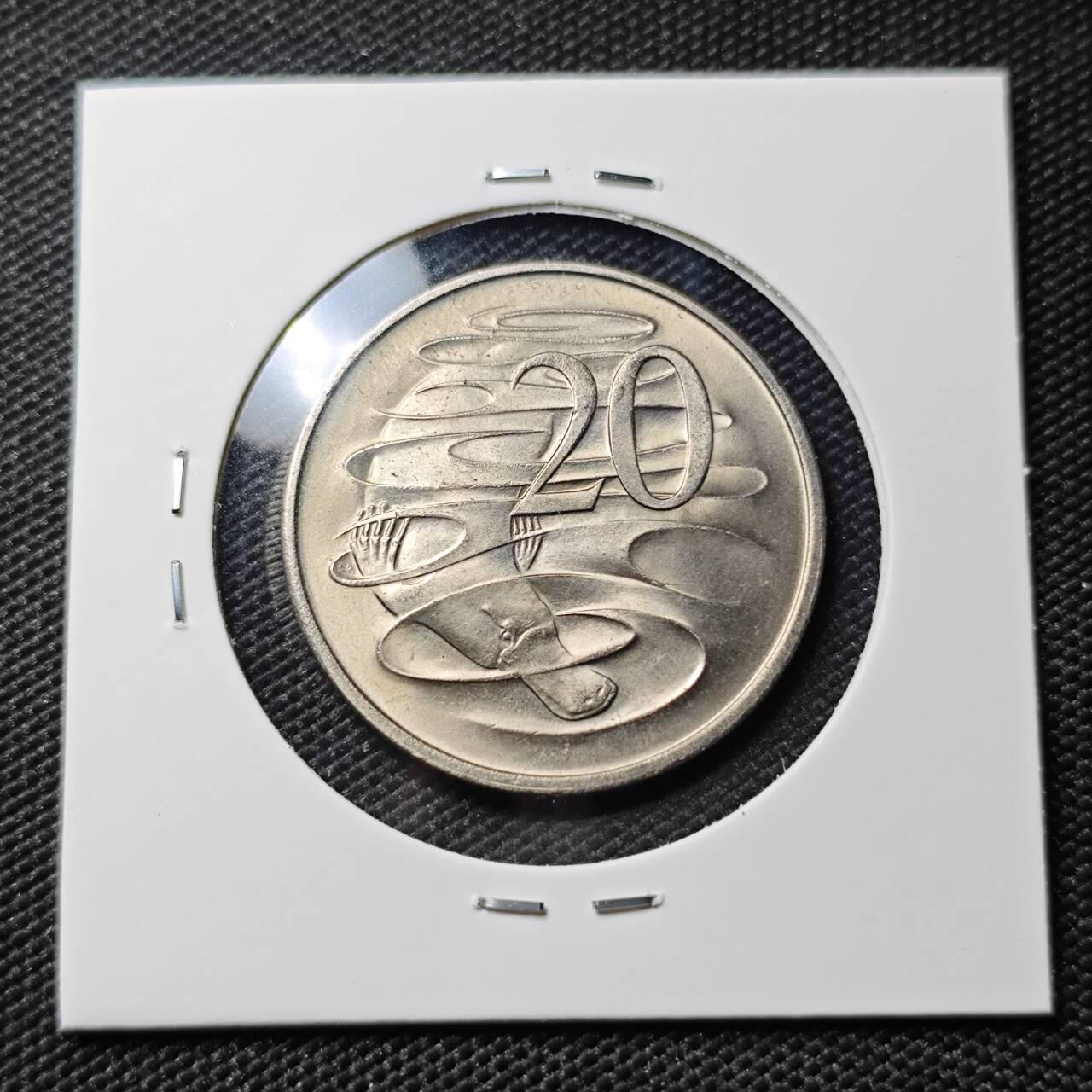 KK钱币收藏小铺 《套币 好品/批量散币专场》  2月预留时间 周末发货  1969澳大利亚20分 好品