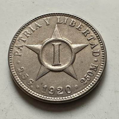 🌹外币初藏🌹🐯2026年第1场  每周二四六晚8️⃣点 接代拍 - 古巴1920年一分