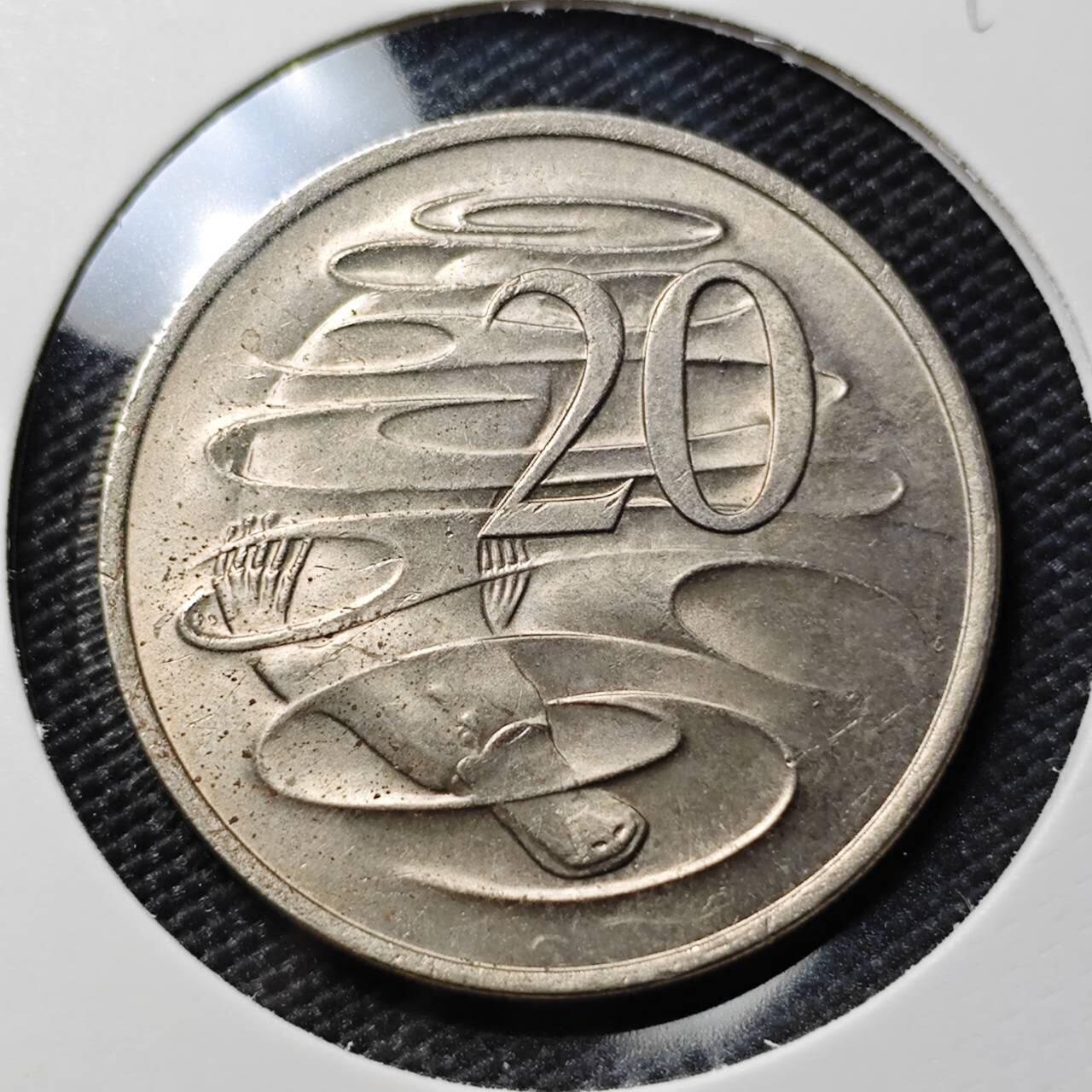 KK钱币收藏小铺 《套币 好品/批量散币专场》  2月预留时间 周末发货  1980澳大利亚20分 好品