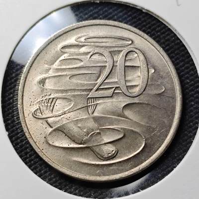 KK钱币收藏小铺 《套币 好品/批量散币专场》  2月预留时间 周末发货 -  1980澳大利亚20分 好品