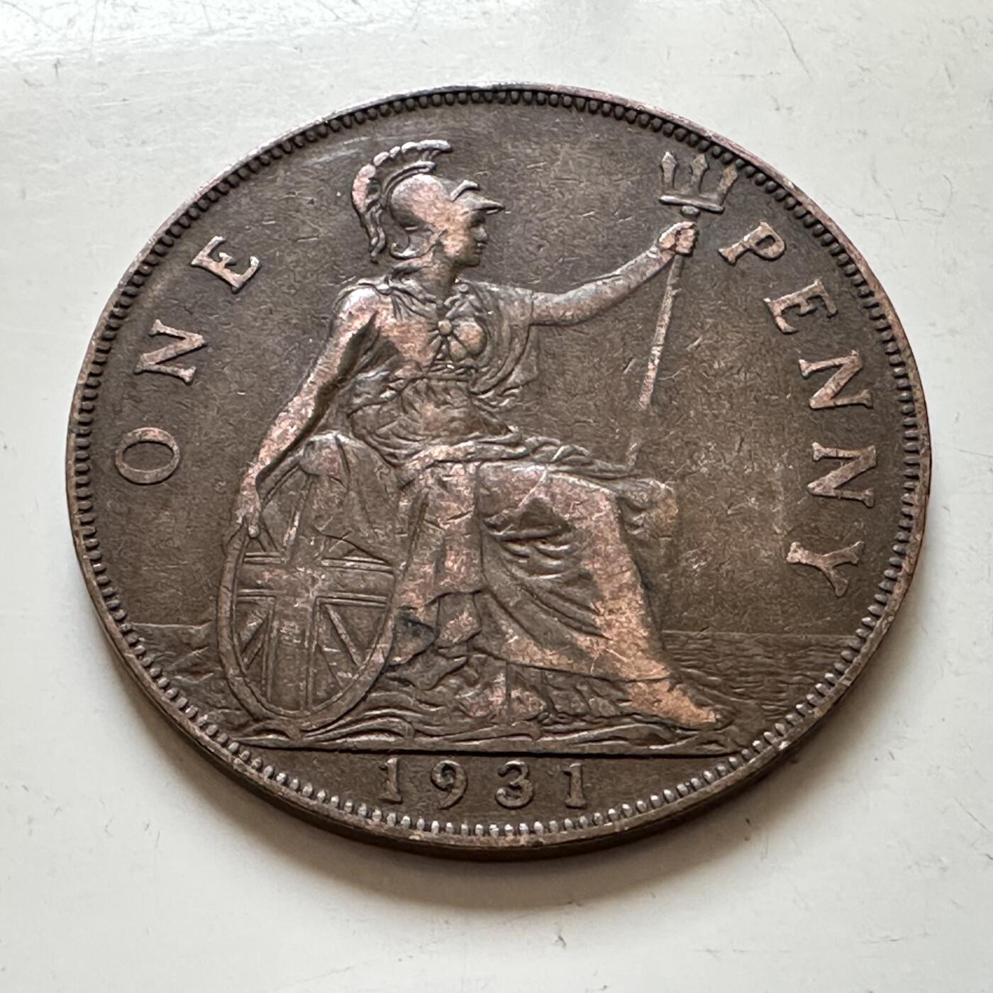 🌹外币初藏🌹🐯2026年第1场  每周二四六晚8️⃣点 接代拍 英国1931年一便士 