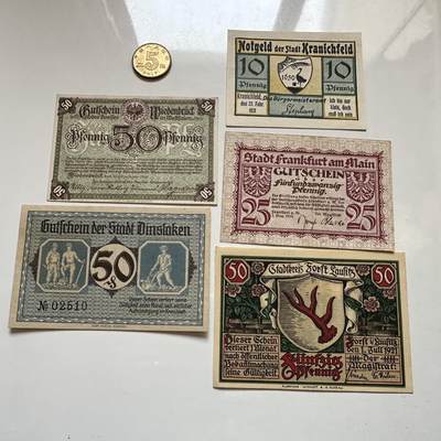 🌹外币初藏🌹🐯2026年第1场  每周二四六晚8️⃣点 接代拍 - 德国一战时期紧急币—10