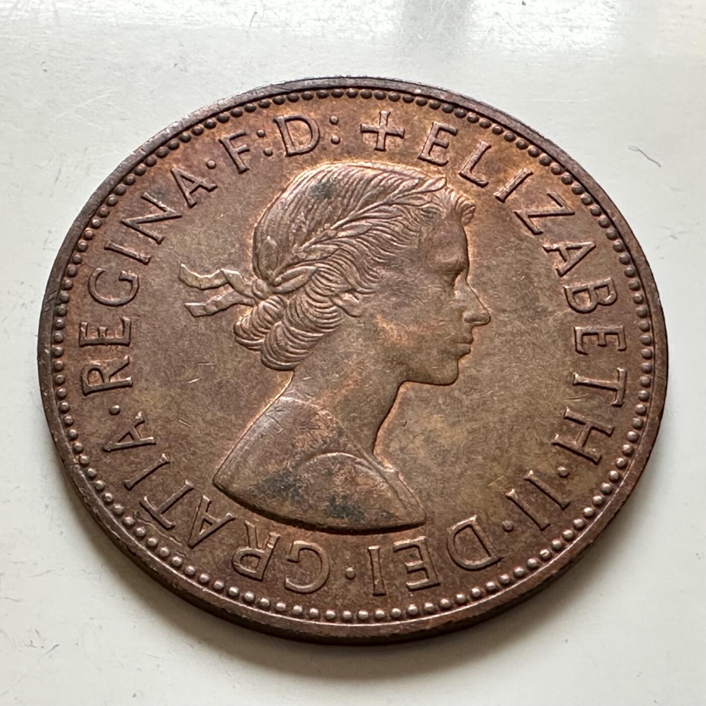 🌹外币初藏🌹🐯2026年第1场  每周二四六晚8️⃣点 接代拍 英国1966年一便士 