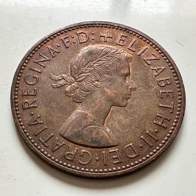 🌹外币初藏🌹🐯2026年第1场  每周二四六晚8️⃣点 接代拍 英国1966年一便士 