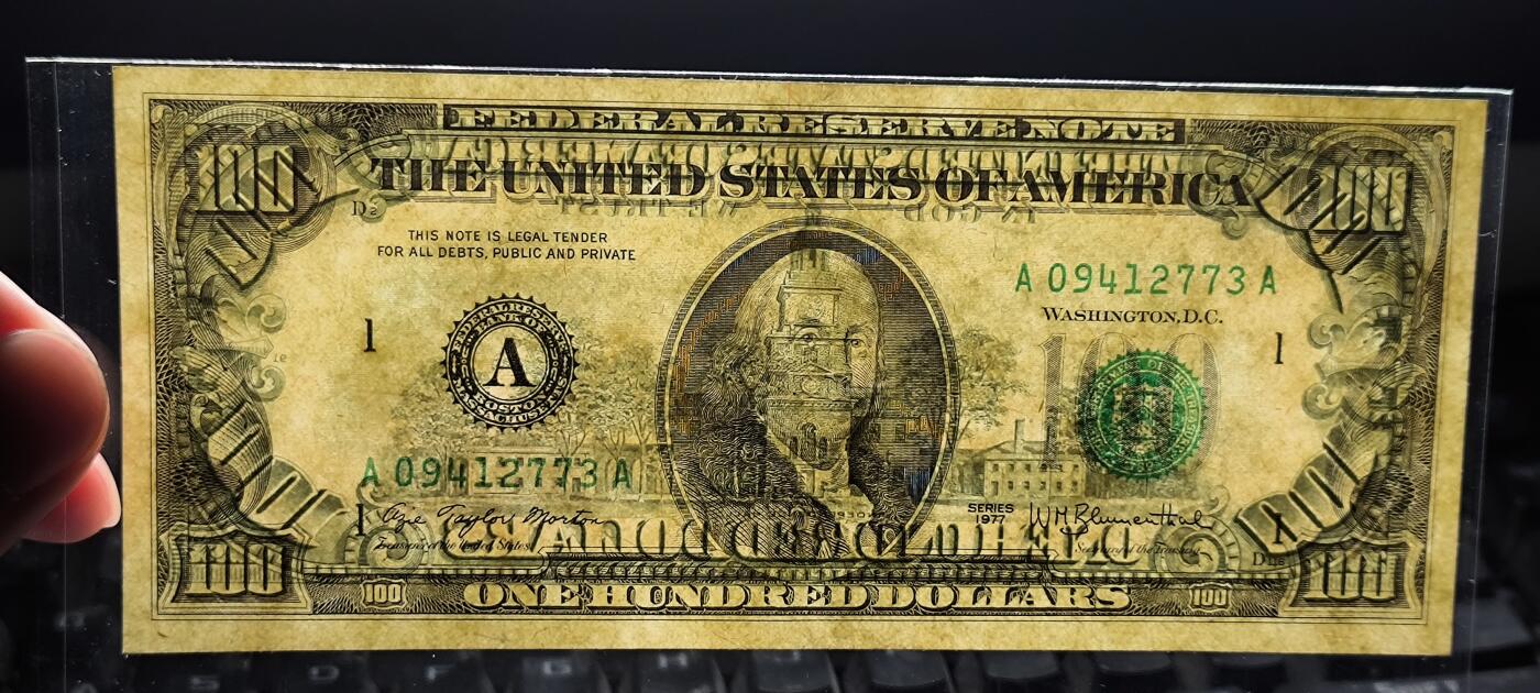 【日月同辉 第1场】元旦首场 无买家佣金 世界钱币 银币 1977年100美元