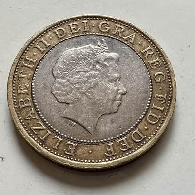 🌹外币初藏🌹🐯2026年第1场  每周二四六晚8️⃣点 接代拍 英国2001年2英镑纪念币