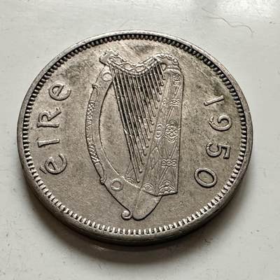 🌹外币初藏🌹🐯2026年第1场  每周二四六晚8️⃣点 接代拍 爱尔兰1950年6便士