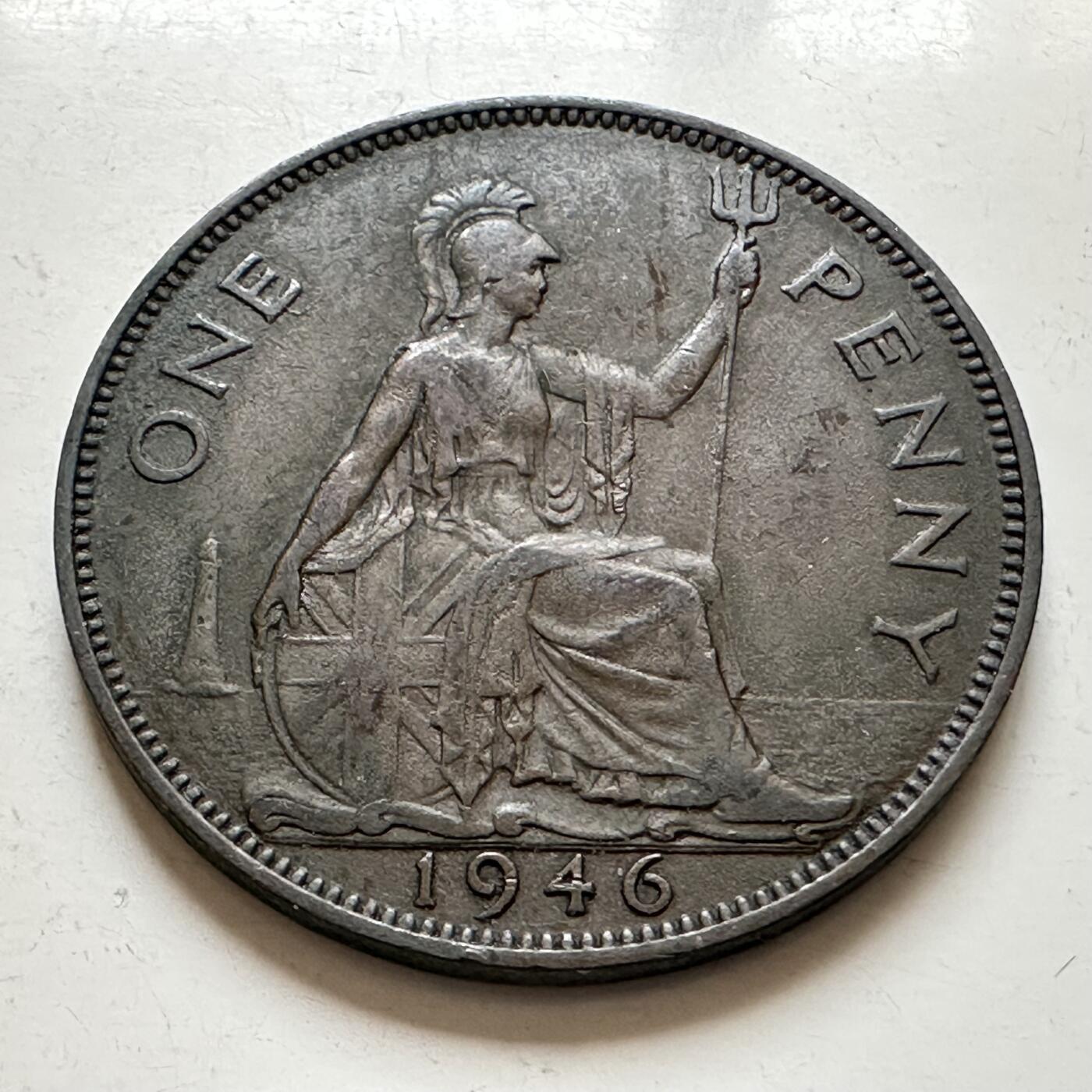 🌹外币初藏🌹🐯2026年第1场  每周二四六晚8️⃣点 接代拍 英国1946年一便士 