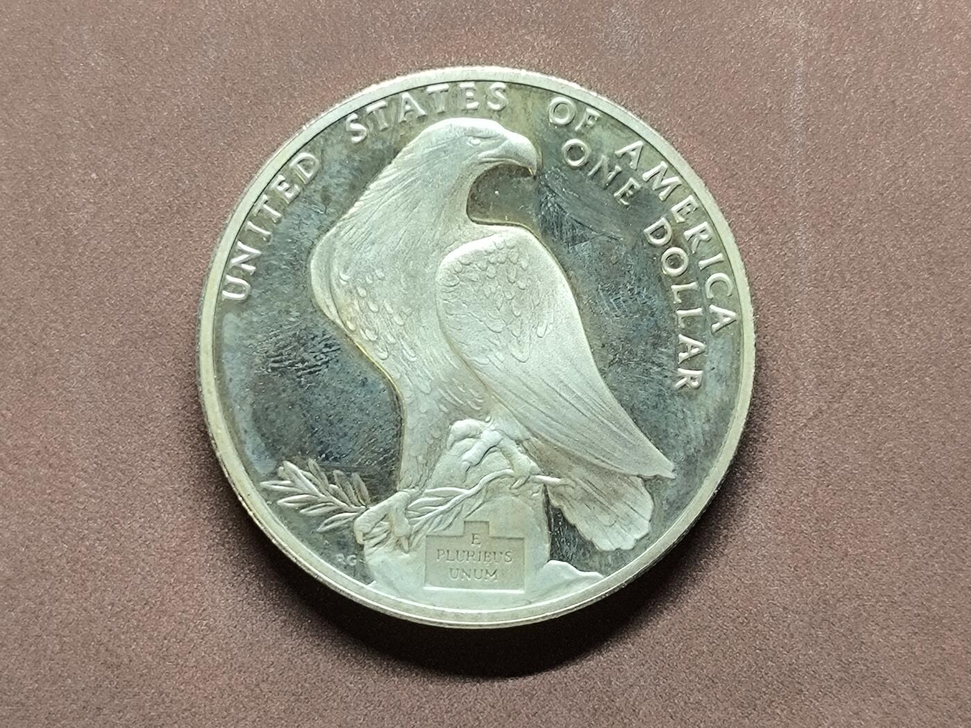 【日月同辉 第1场】元旦首场 无买家佣金 世界钱币 银币 【银币】1984年美国奥运会银币